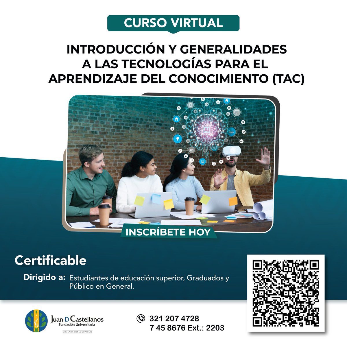 🚀 ¡Potencia tu aprendizaje con nuestro #CursoVirtual! 

Sumérgete en los fundamentos esenciales del aprendizaje del siglo XXI y explora el fascinante universo de las TAC. 

¡Solo pagarás por el certificado! 🤩✅ ¡Inscríbete ahora y transforma tu manera de aprender! #LaJuanEsMás