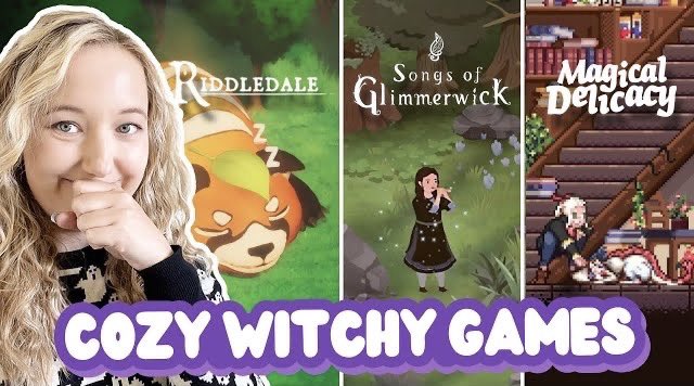 ✨ NEW VIDEO ✨ You know I love magical games and there are so many great ones to look forward to! So I put together a video about 20 (secretly 25) upcoming witchy games!!