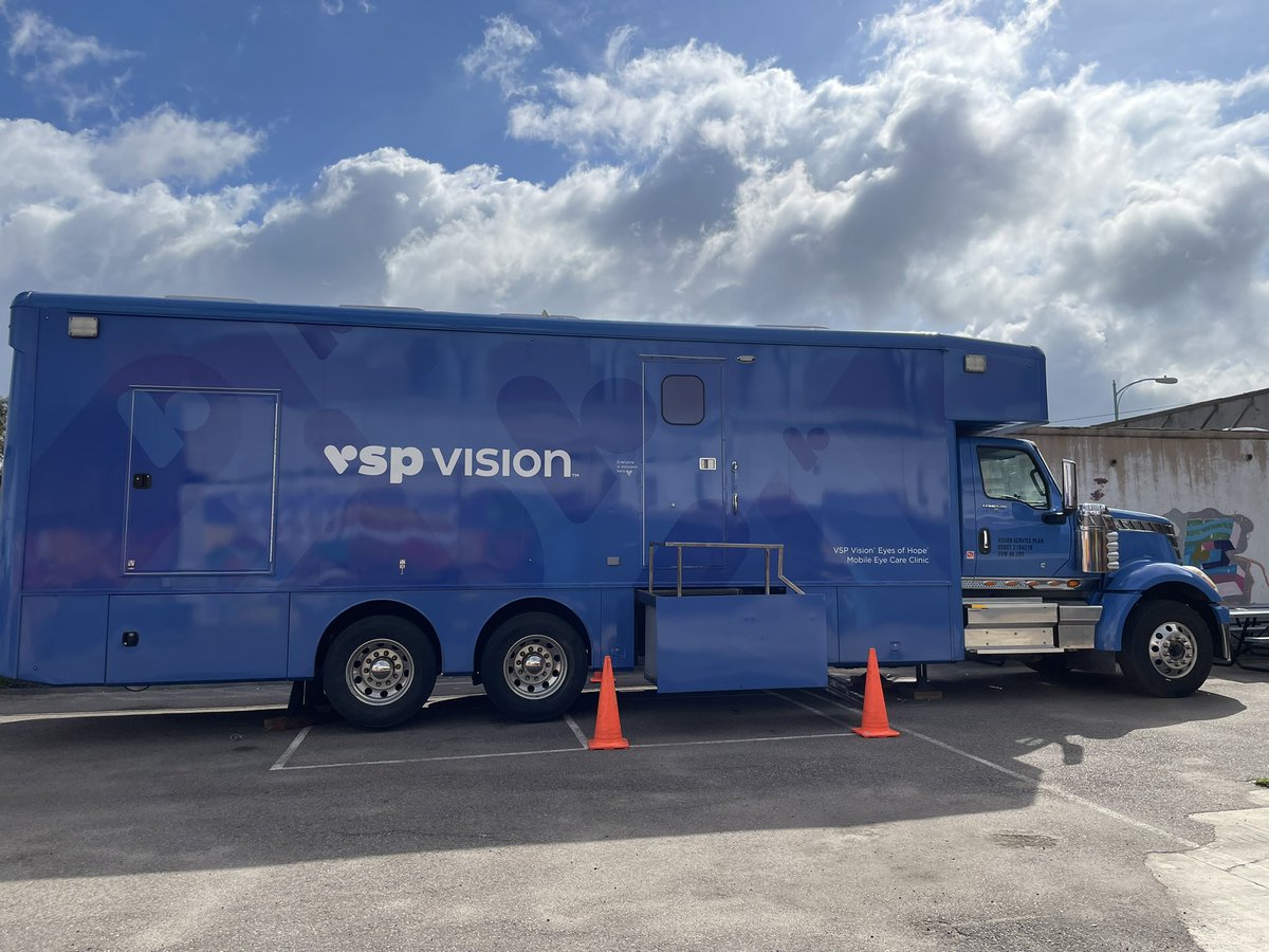 Things are coming into focus for some of our JCCS students, who got free eye exams and glasses today thanks to @VSPVisionCare ! We are grateful For all they do for our students.