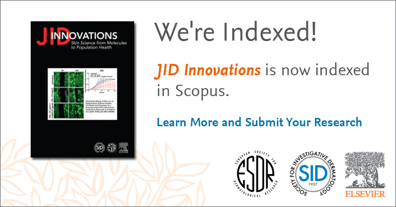 Discover what JID Innovations has to offer. spkl.io/60134t8pN @jidinnovations #JIDInnovations #Dermatology #Scopus #OpenAccess