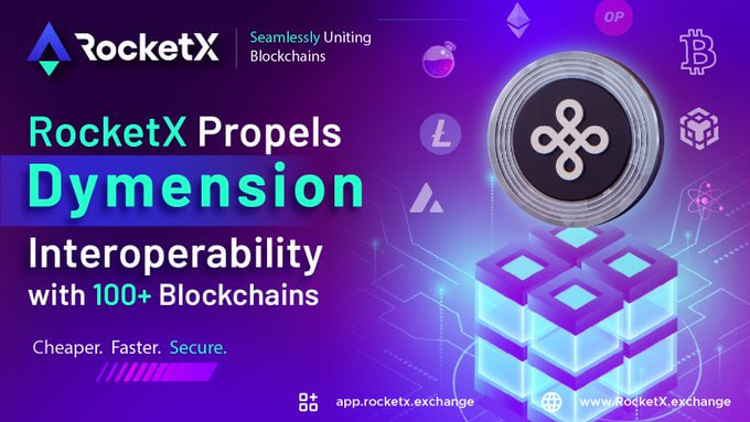 🚀 Propelling Interoperability! RocketX now features Dymension Chain (IBC) $DYM for superior cross-chain functionality. 📍app.rocketx.exchange 🔄 #BTC to $DYM 🔄 $SOL to $DYM 🔄 #ETH to $DYM 🔄 $ATOM to $DYM #Dymension: Powering the Internet of RollApps 🛸 Navigate through…