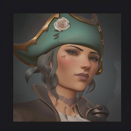 Caraneth's tweet photo. My pirate drawn using a neural network 🥰
#SeaOfThieves https://t.co/CDEHFJZoiB