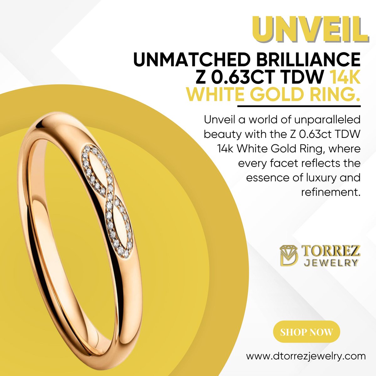 Unveil a world of unparalleled beauty with the Z 0.63ct TDW 14k White Gold Ring, where every facet reflects the essence of luxury and refinement.

#zring #luxuryjewelry #whitegold #diamonds #sophisticatedstyle #highquality #finejewelry #exquisitedesign #luxuryfashion