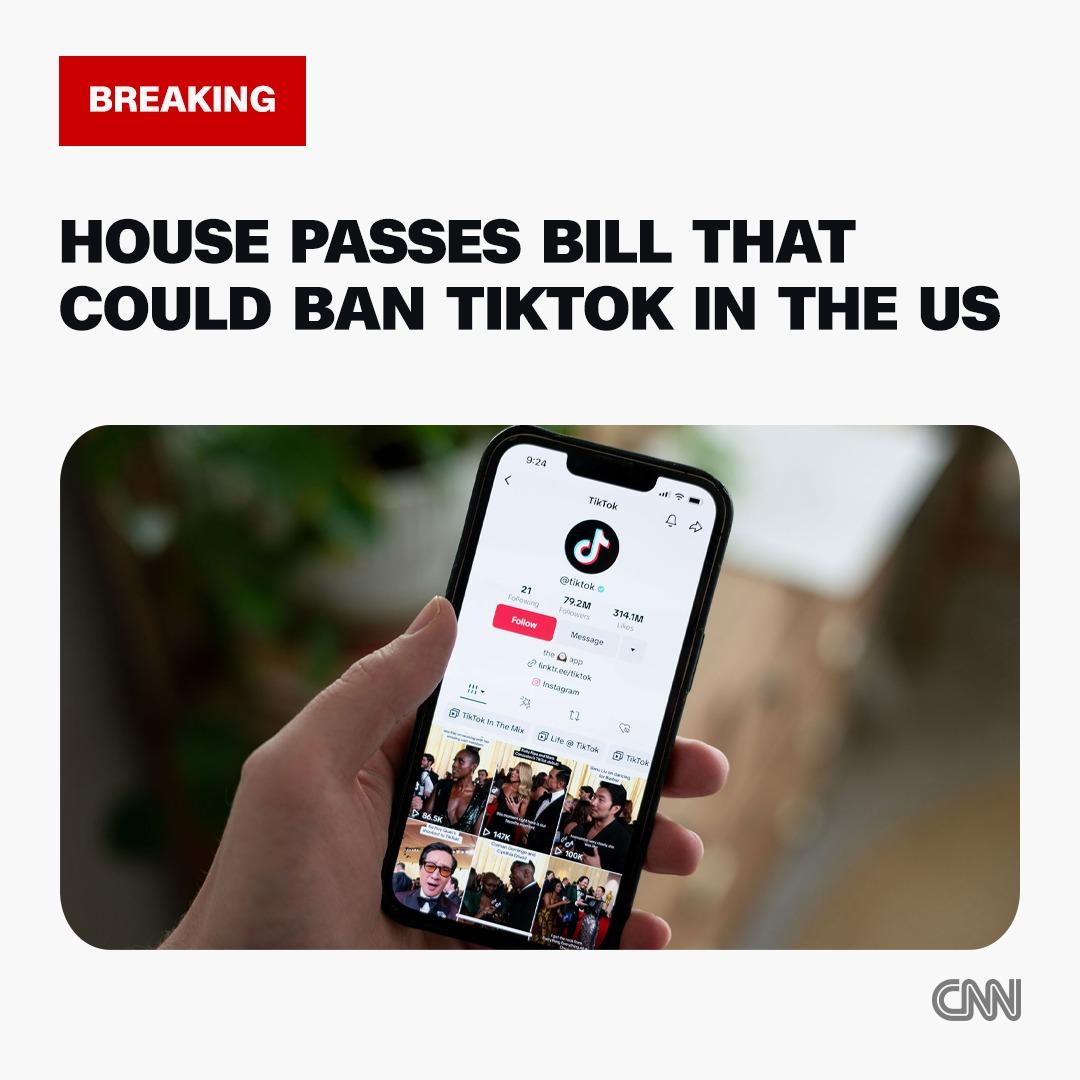 LinkMediaCom's tweet photo. The House voted on Wednesday to pass a bill that could lead to a nationwide ban against TikTok, a major challenge to one of the world's most popular social media apps.
#TikTok #USA #LinkMedia
#Makerere #Ntare #Kitente https://t.co/zwCLa5urjv