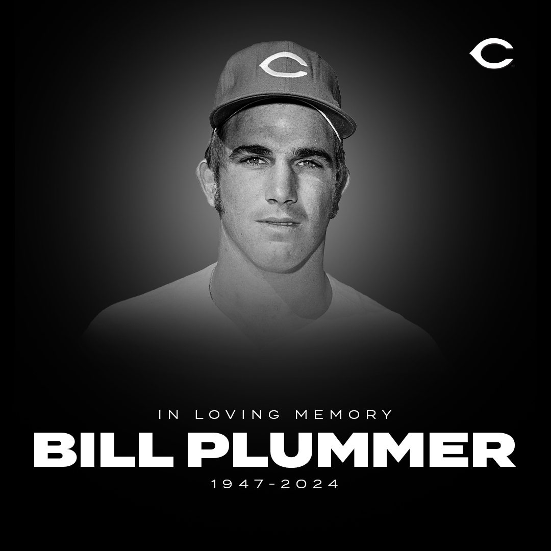 The Reds are saddened to learn of the passing of former catcher Bill Plummer.