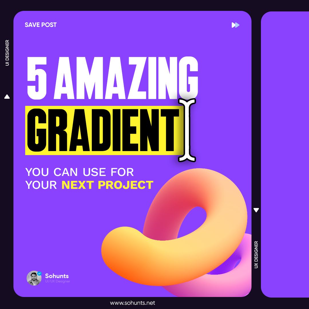 OlackAgency's tweet image. 5 Amazing Gradients You Can Use For Your Next Project

For more creative advice, check out our profile!

#ColorGradients #colorinspiration #DesignSpiration #ResponsiveDesign #uidesigns #uidesignagency #webdesignagency #sportsdesign #sportswebsitedesign #olackagency