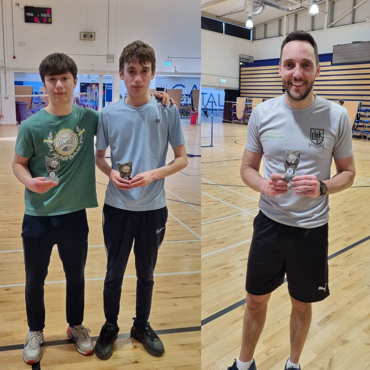 Larbert_Sport's tweet photo. 🏸Badminton Competition 🏸

Great evening of Badminton with high level of skill on show with over 40 pupils and 15 staff taking part 👏🏻

All finals were very close games. 

🏆Over all winners were:

BGE:Gregor 
SENIOR:Wallace
STAFF:@MrPaterson1 

Thank you to everyone took part👏🏻 https://t.co/2d6EVXodE5