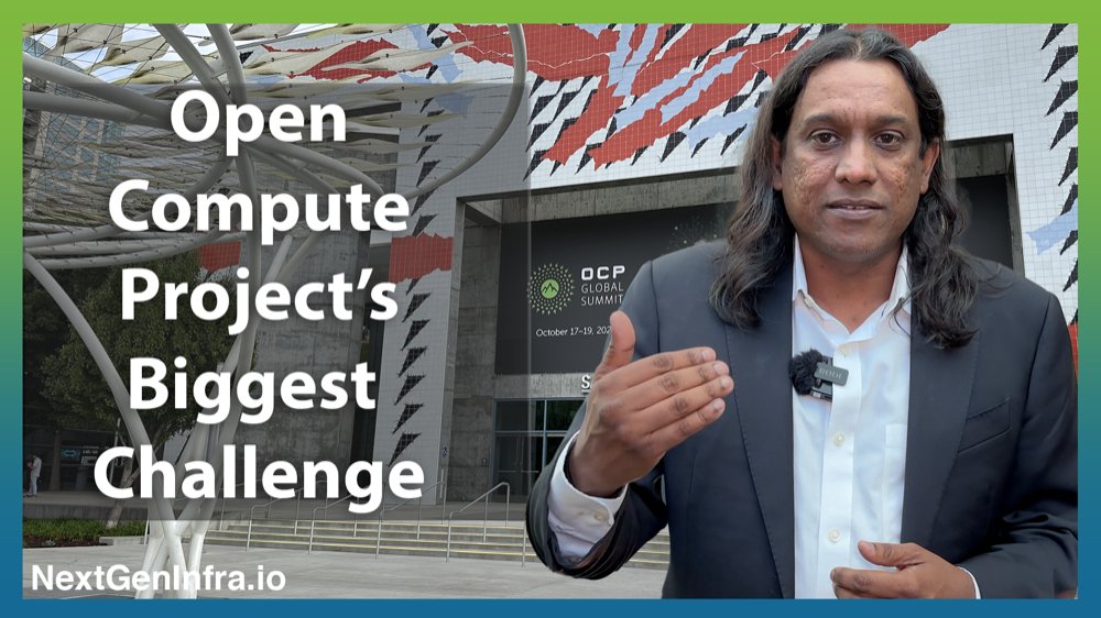 @OCPRegional24 Summit (Lisbon) is near. Warm up by watching Zaid Khan, Board Chair of @OpenComputePrj, discussing the challenges & opportunities AI presents for system design, data center construction: ngi.fyi/ocp23-ocp-zain Register: opencompute.org/summit/regiona…