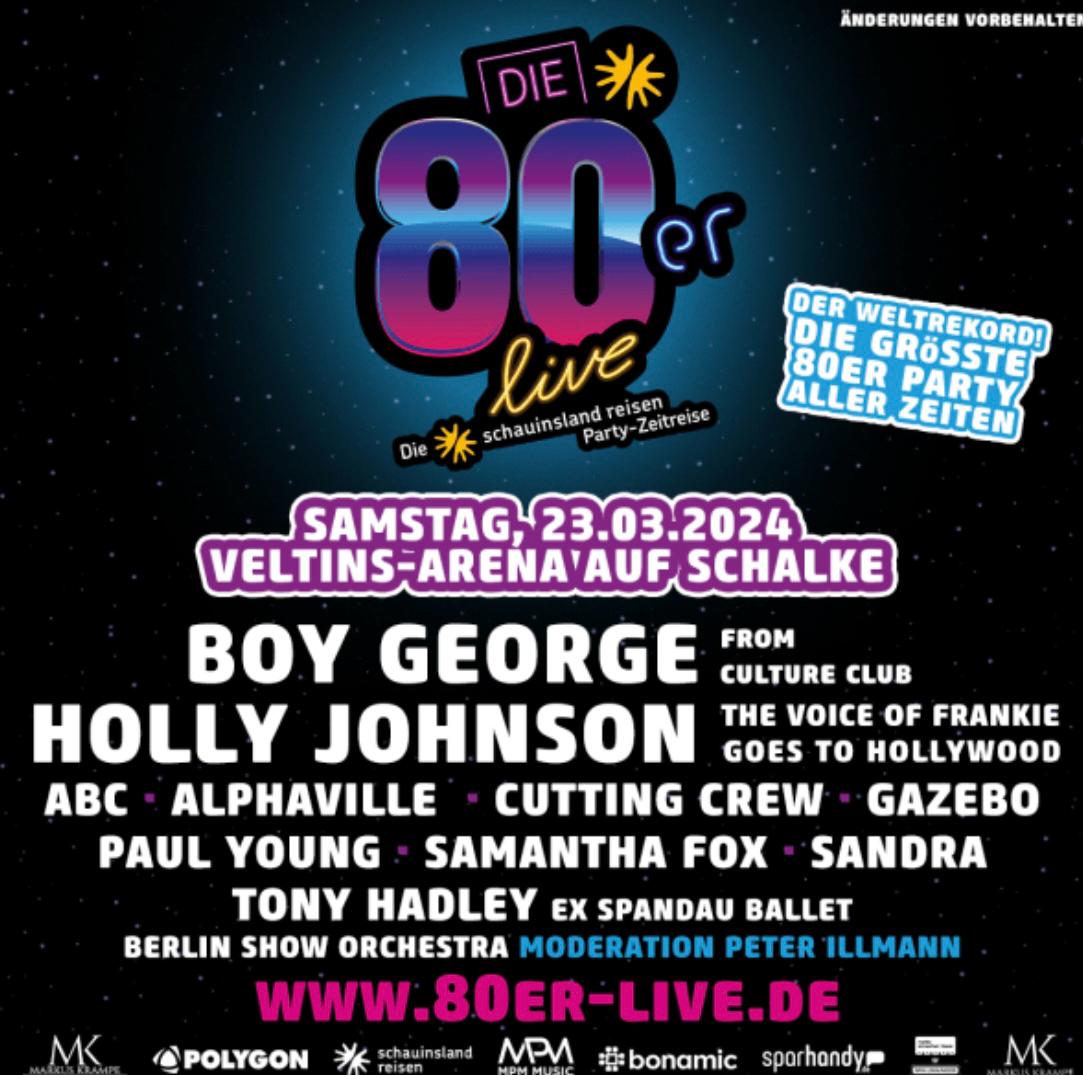 GERMANY! We will see you Saturday, March 23 for @die80erlive ! Tickets and more information can be had at 80er-live.de #ABC #ABCMartinFry
