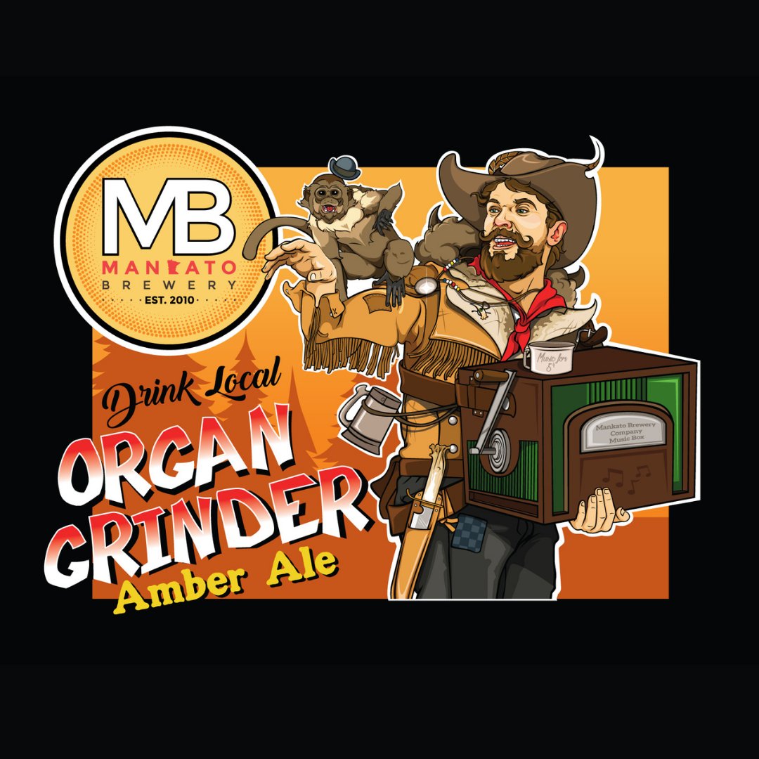 The organ grinder plays the tunes and the monkey dances in our amber ale. It is rich with malt and presents a toasty, sweet flavor with a noble hop presence. The Organ Grinder is a must-try!