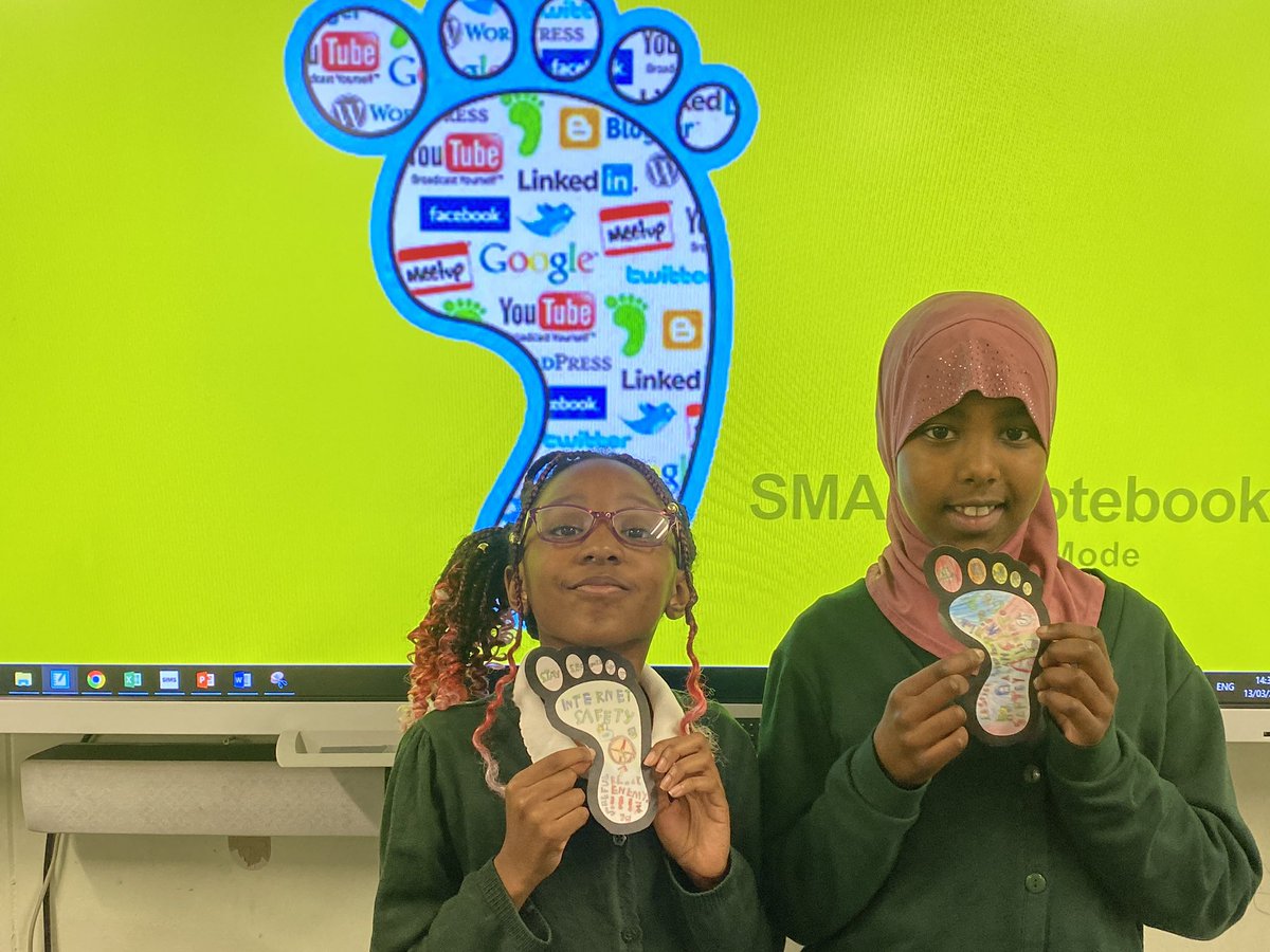 Discovery_Y4's tweet photo. This afternoon, our digital 💻 citizens were thinking about their online footprints 👣 and what advice 🗣️ they would give to help others to make good 👍 choices online and to stay safe 💪 #Year4 #DPS #Digitalfootprint #PauseandThink #StaySafe #BeKind https://t.co/zDwyy3fUJE