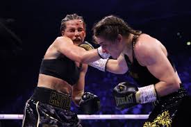The @boxingwriters would like to announce Katie Taylor @KatieTaylor-Chantelle Cameron @chantellecam II as the 2023 Female Fight of the Year