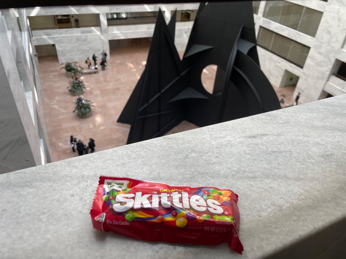 Thank you Senator Cornyn for the attentiveness of your staff. 
Stable, sustained growth is essential for healthy scientific enterprise! 

Also thanks for a FULL SIZE bag of Skittles! 

#FASEBOnTheHill #FundScience