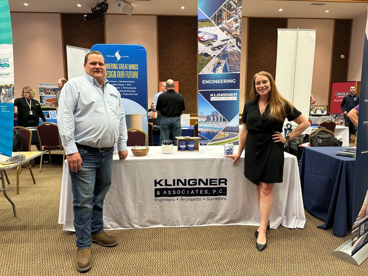 Megan Peters and Jeremiah Renkes are at Morrison Tech today for their Spring Career Fair! Find us in the Parkinson Auditorium until 2:30pm!

Explore our current job openings: bit.ly/WorkWithKlingn…
