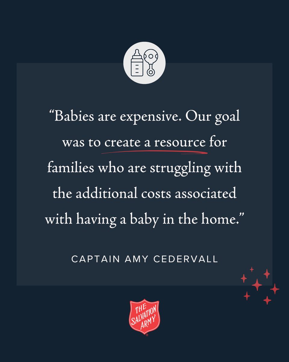 SalvationArmyUS's tweet photo. The corps at @SalvArmyCoMo is helping to ease the financial strain for parents of babies by providing resources and support through their new Baby Pantry. This unique pantry also provides an opportunity to come alongside people and share God’s love. ❤️📷: https://t.co/B8KHgXfrzW https://t.co/hhViPsXeqn