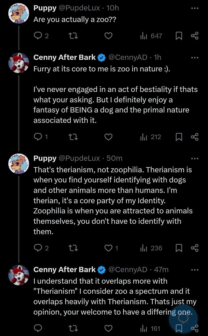ChinchillaIdiot's tweet photo. Can everyone please stop supporting Cenny?

Right now, Cenny is attempting to normalize zoophilia with his 33k follower platform, while also conflating all furries with it, as well as therianism.

Seriously, there's so many porn creators. We really don't need this dude.

At all. https://t.co/XLsK7pqOLe