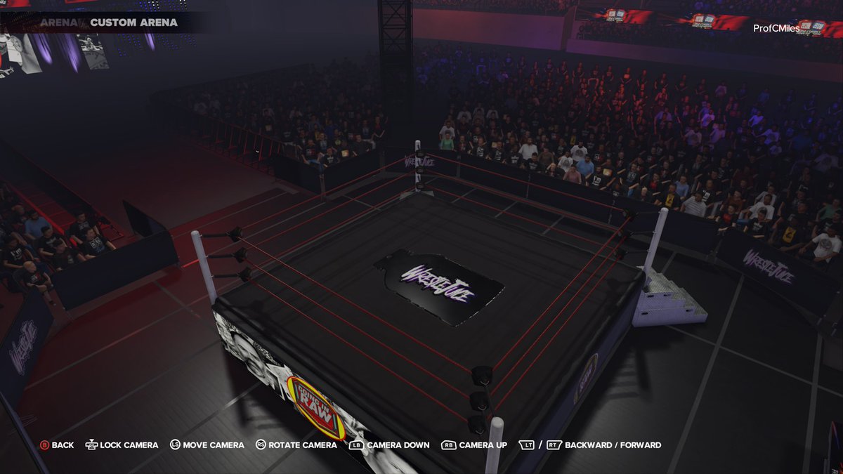 ProfCodyMiles's tweet photo. @justMagi17 I just had a stroke of genius and we have a center ring sponsor now. 

(How is this not merch yet @MFSteveHere?) https://t.co/qy6EFCeEvr