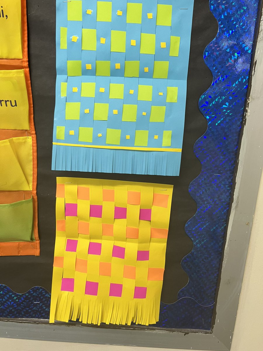 SraNunezPHS's tweet photo. Day 3 of Foreign Language week- the students were hard at work making paper Kente Cloths to celebrate African culture. #WeArePlainedge https://t.co/7aT9KHY9il