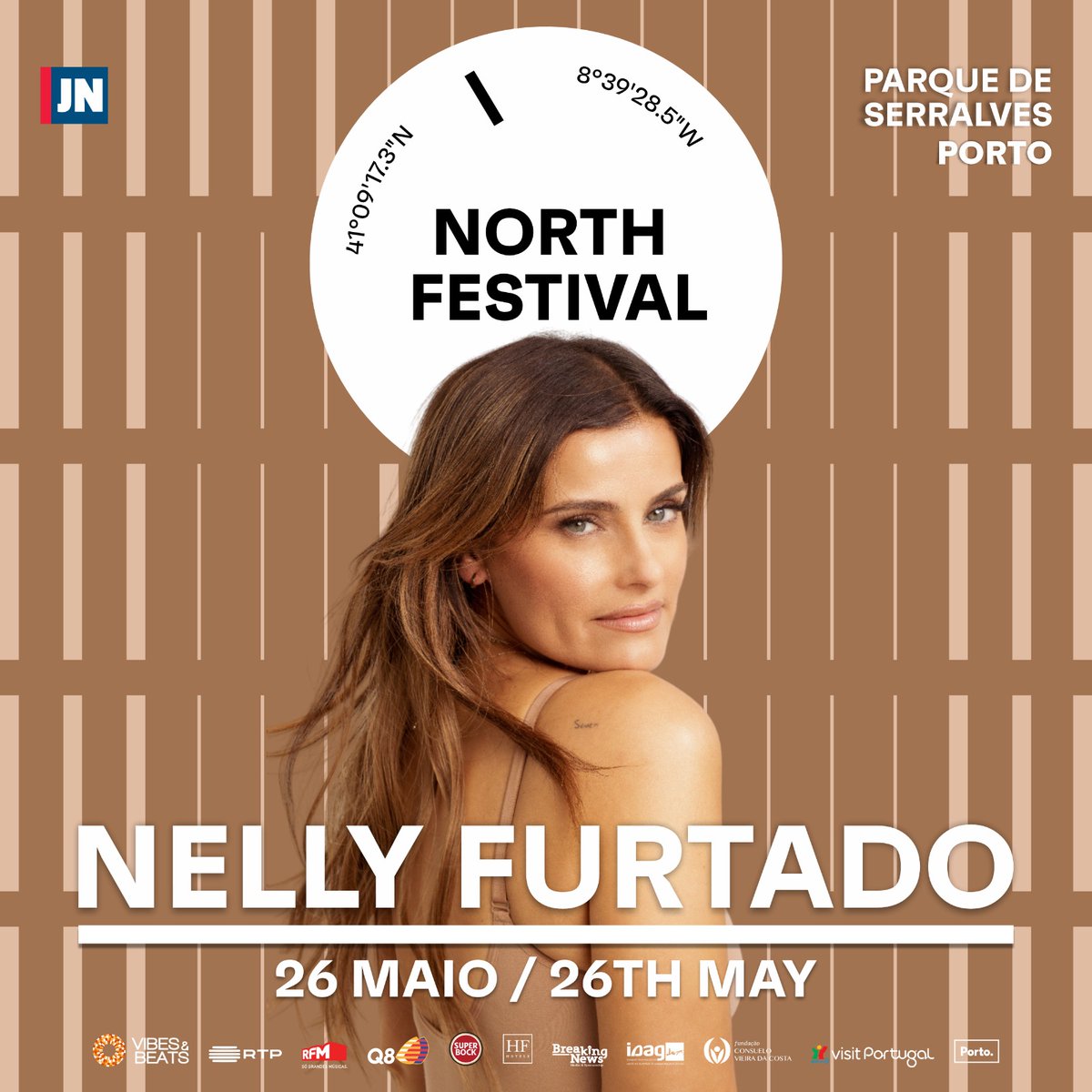 IneewsP's tweet photo. ÚLTIMAS > Festivais de Verão

Nelly Furtado regressa à cidade do Porto confirmada no North Festival

Artista, que acaba de lançar um novo tema com Timbaland e Justin Timberlake, e atua no Parque de Serralves

Veja esta e outras notícias em https://t.co/Mt5caTiJKy https://t.co/O2VQNxVP7f