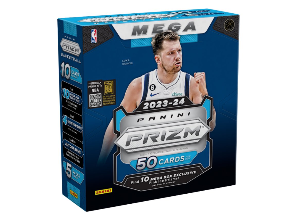 ricanking6's tweet photo. Available Now: 2023-24 Panini Prizm 🏀 Mega Box at Walmart! 

https://t.co/I57S2beefF https://t.co/mzG2lPjk4y
