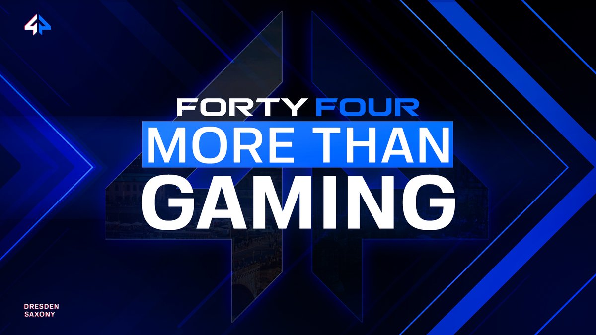 MORE THAN GAMING 🎮🚀 Was bedeutet unser neuer Claim? 🤔 Das #FORTYFOUR ist nicht nur eine #Gaming-Bar, in der man mit Freunden Spaß beim Zocken haben kann. Es ist auch das Fundament einer aufregenden Vision, die wir als Unternehmen in die Region #Dresden tragen wollen: 🔽