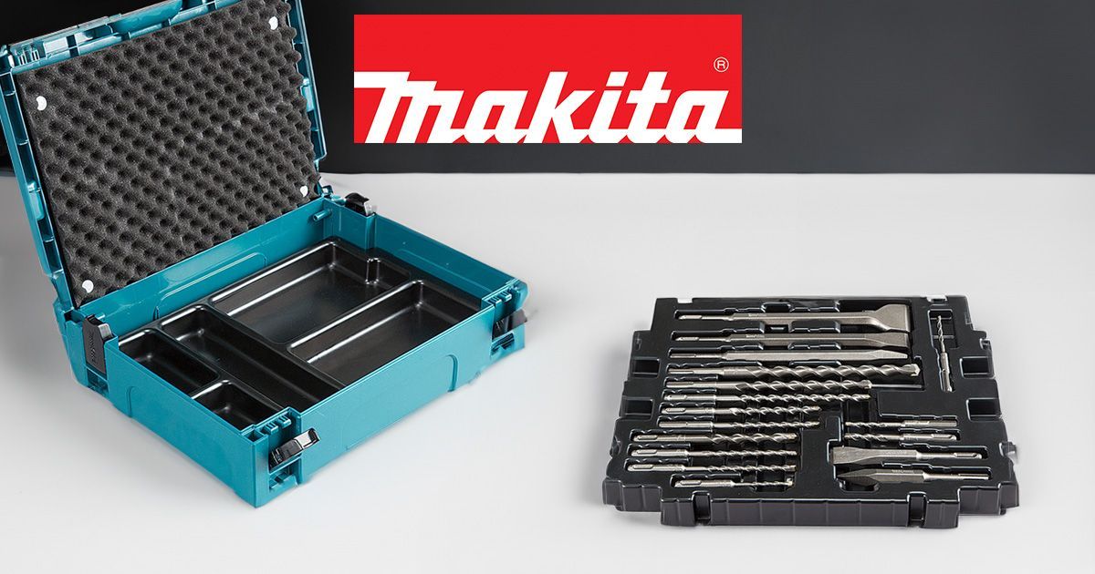 17-piece Drill Bit & Chisel Set in a nicely organised Makpac case. Perfect for our SDS-PLUS Rotary Hammers. Visit our website for more information: buff.ly/43nyNwE Product code: B-52059 #makita #makitaaccessories