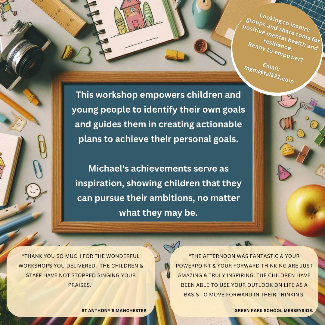 ThoseCleverDogs's tweet photo. 🚀 Ready to Empower?  - Join us on a journey of self-discovery and resilience!

🌟 Let Michael's achievements be your inspiration! Together, we'll show children that their dreams are within reach, no matter what challenges they face.

💌 Email us at mgm@talk21.com to learn more! https://t.co/UvGJbq3Ct3