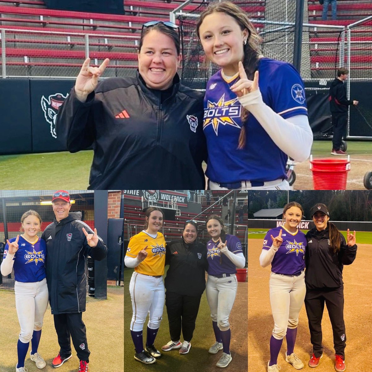 Had the best time in Raleigh ❤️ @PackSoftball camp Sunday! Grateful for your time @LLefty18 @boschml @grayskye26 & loved getting to work w/my teammate @KayleeHodges14!⚡️ @coach_jenny2 @2026Birmingham @ShaneCahalan @tha_show12