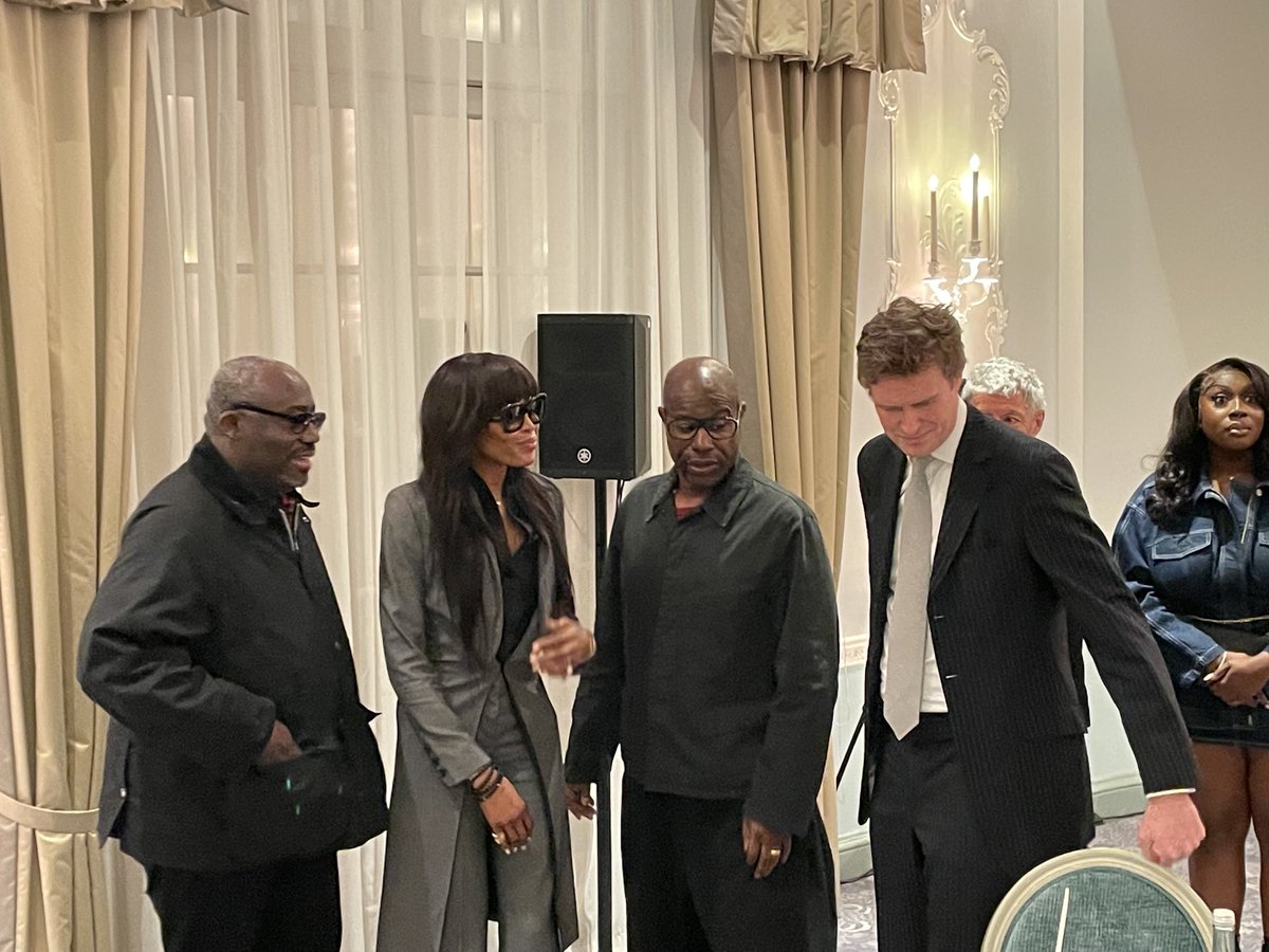 I think Naomi Campbell might just have asked Tristram Hunt ⁦<a href="/V_and_A/">V&A</a>⁩  when the Steve McQueen exhibition is coming. Her one arrives this June. It is going to open her “Pandora’s box” apparently. Full story <a href="/thetimes/">The Times and The Sunday Times</a> later