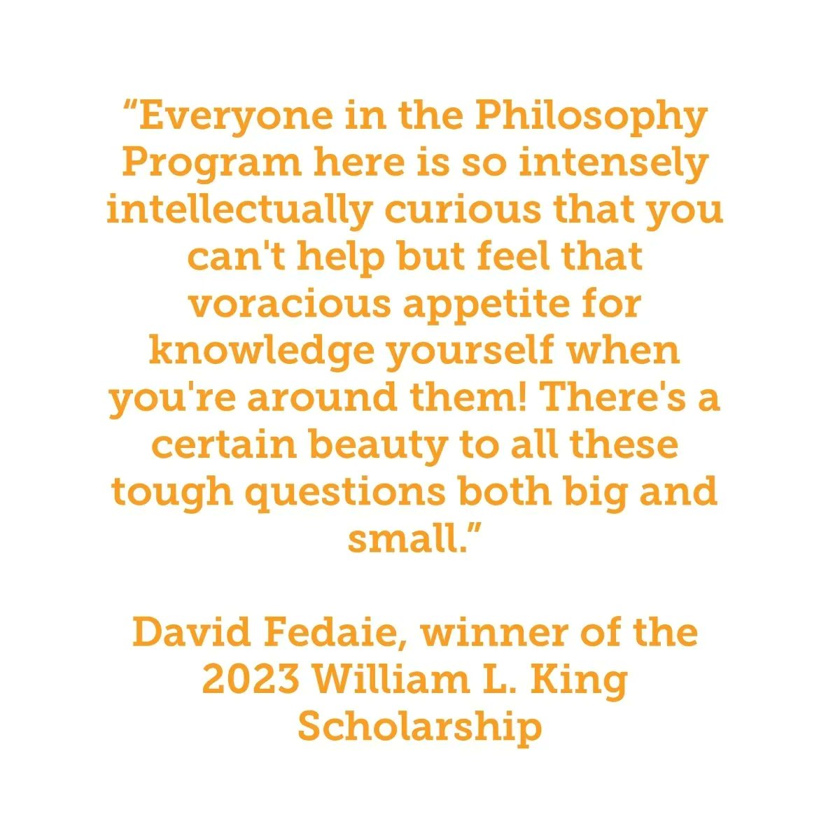 ISUEngPhil's tweet photo. Bengal Giving Day ends today -- at 4:41 pm. We've now raised over $21,000 of the $25,000 needed to complete the William McCurdy Scholarship Endowment in Philosophy and provide more support to students studying Philosophy.

https://t.co/Z2io7pmHAc

#bengalgivingday https://t.co/yAcUgC6dTI