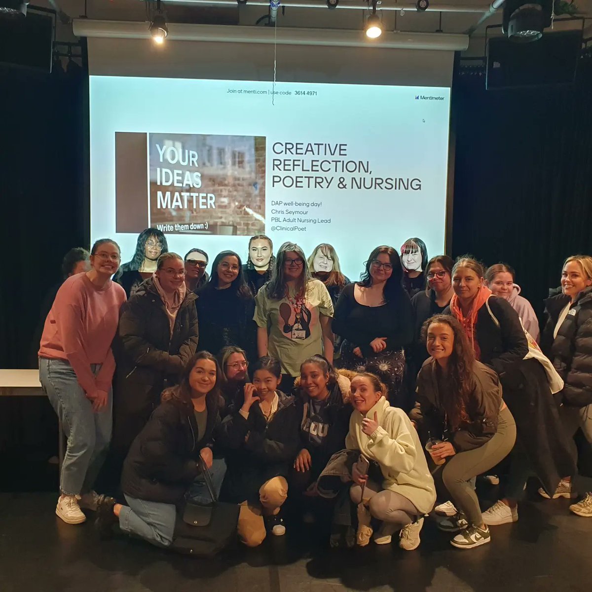 Huge thank you to @CongraveAmy & Rachel Neithercut for leading on the organisation of today's S22 well-being day. A great success! I loved facilitating a poetry workshop, hosting the awards with Amy, getting creative with students & hosting a guided meditation! @MMUPBLTutors 🧡