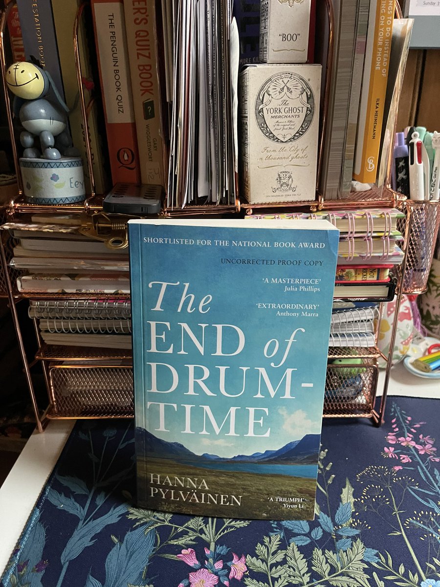 #BookPost 🎉💖📚 A huge thank you to the lovely Rachel @_SwiftPress for my stunning copy of #TheEndOfDrumTime by #HannaPylvainen Publishing in July 2024 Forbidden Love, Fugitive Faith, Age Old Rituals all in a world lit by the Northern Lights…How can you resist it 💖📚⬇️