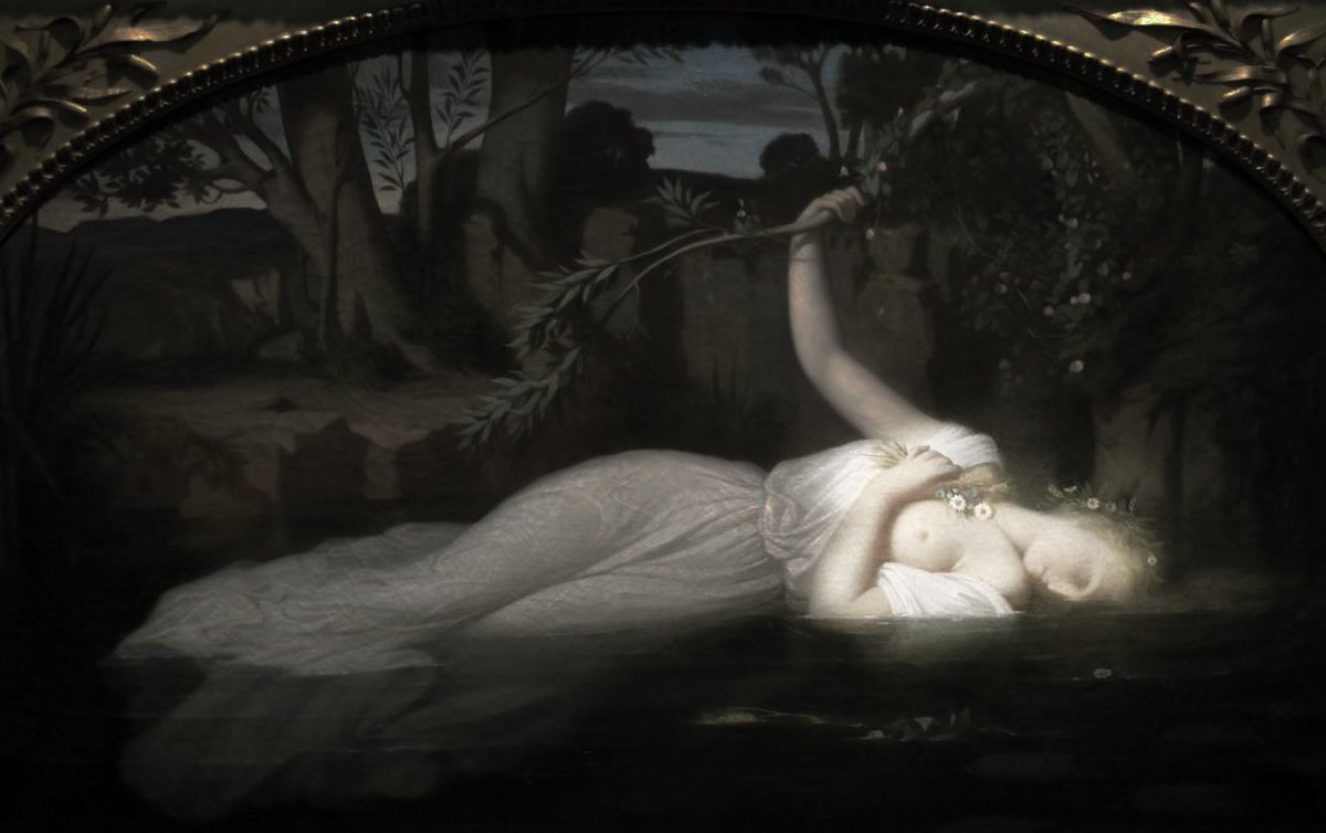 “Ophélie” by Léopold Burthe (1851)