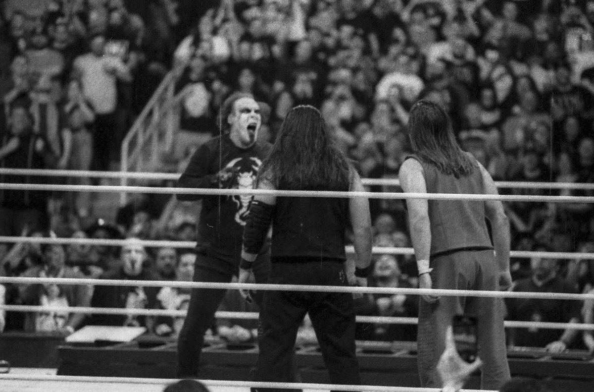 @RyanLoco @Sting @AEW Was able to capture Stings last Match on black and white film for a project in my film photography class! Used Tmax 3200. Super grainy, but I’m satisfied with the results