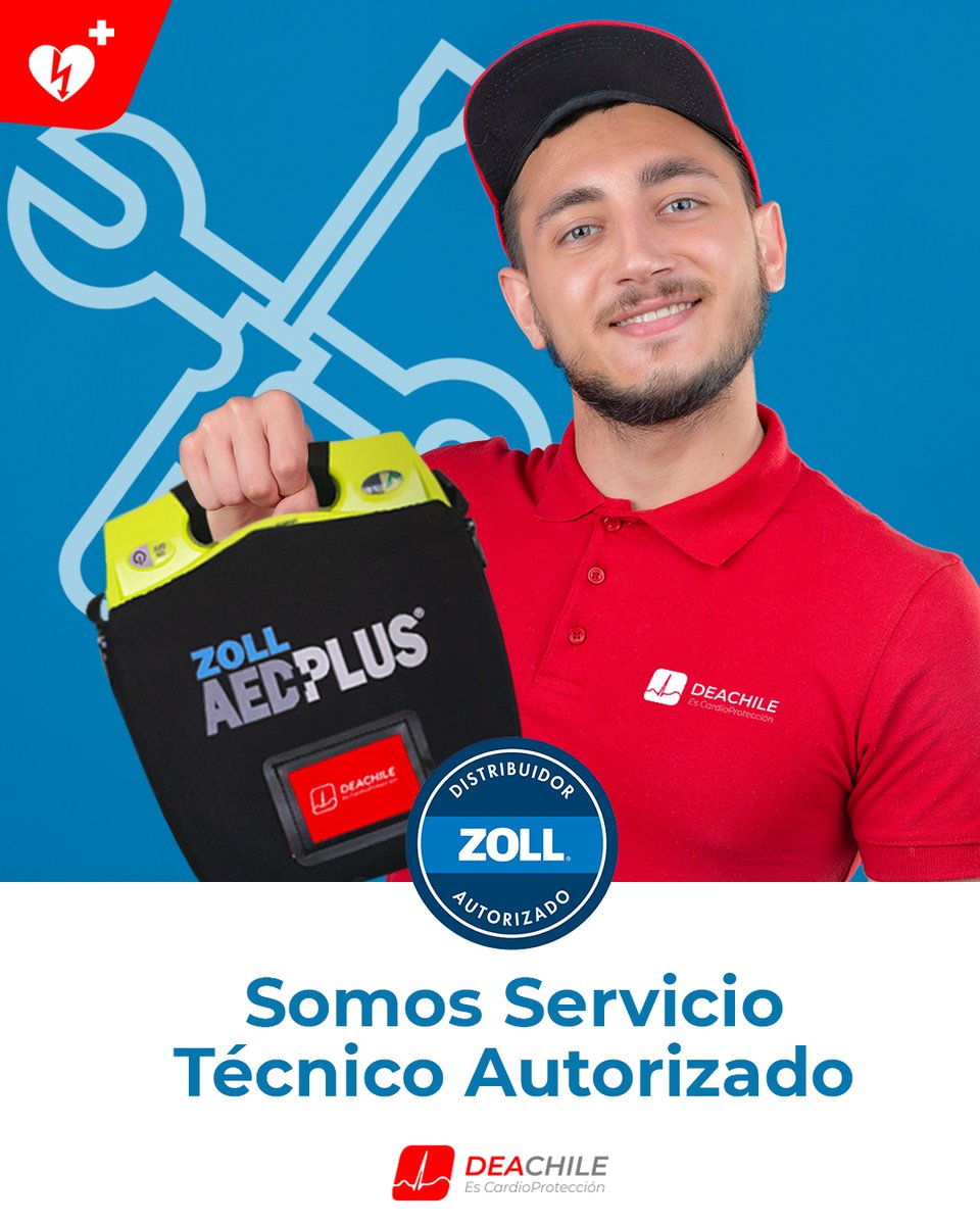 DEACHILE's tweet photo. En DEACHILE somos #ServicioTecnicoAutorizado .¡Realiza tus revisiones preventivas del desfibriladores ZOLL con nosotros!. Recuerda que mantener tu DEA siempre operativo es fundamental para Salvar Vidas. https://t.co/gPCttA3890 https://t.co/ZYQKJXVP1l