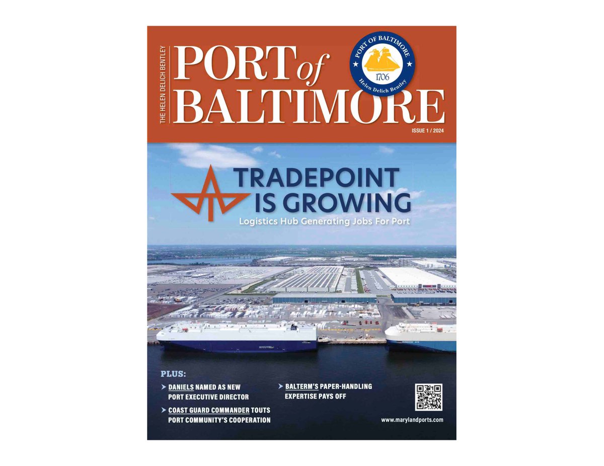 Many thanks to the Port of Baltimore magazine for shining a light on the decade of transformation here at Sparrows Point including the next major phase of redevelopment with the proposed Sparrows Point Container Terminal. Click below to read the story. …ets-pobdirectory-com.s3.amazonaws.com/issue-1-2024/i…