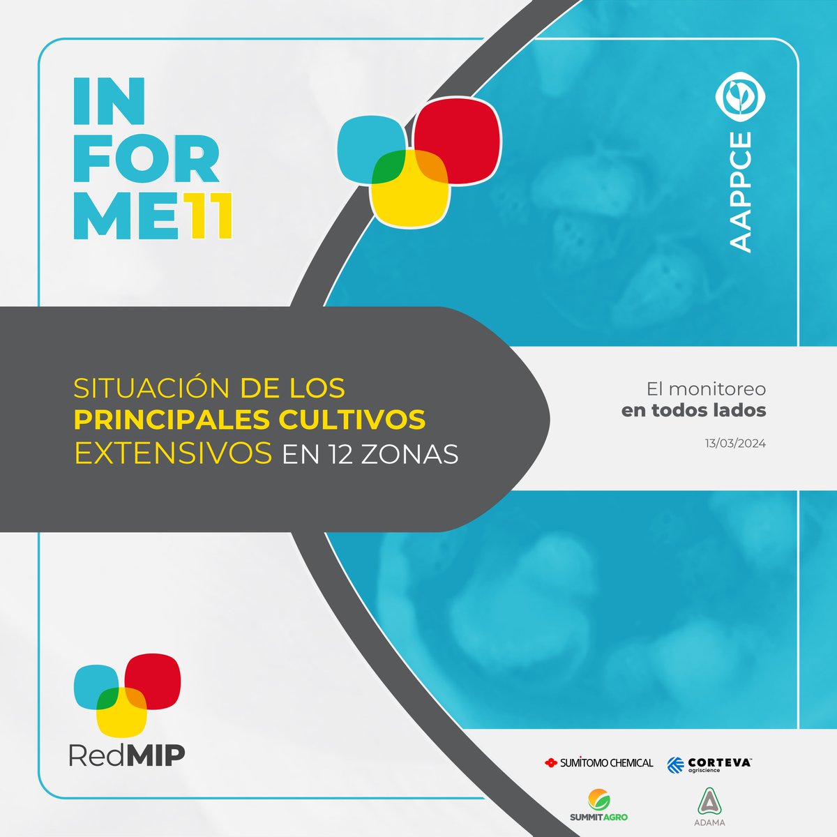 ¡Nuevo #InformeRedMIP! 🔴🟡🟢

La campaña de gruesa va finalizando y te mostramos las principales plagas a tener en cuenta🌱🐛

 ¡Mirá los detalles! 👉 bit.ly/3PkpLdI