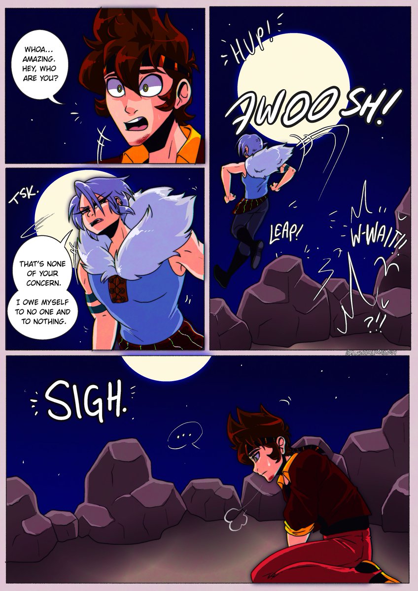 <a href="/BuriedAliensArt/">BuriedAliens</a> Heart of a Lion 🦁 Ch. 2 p. 23-26! A new face?? The chapter ends with the next update!