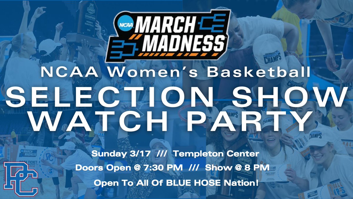 This Sunday In Templeton!!! 🔵Doors open at 7:30 p.m. 🔵Autograph Signing 🔵Chance to Win Blue Hose Merch Be a part of history and come find out where the Blue Hose will be playing in the tournament! #GoBlueHose