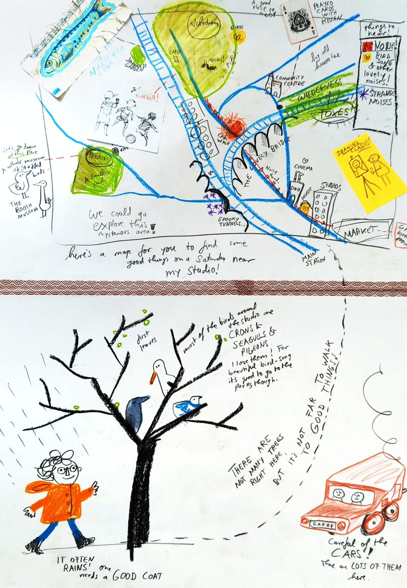 BL_Learning's tweet photo. A wonderful livestreamed workshop this morning for 5 schools in Preston, Blackburn, Darwen &amp; Bolton. Children explored journeys, community, belonging &amp; friendship, with the fantastic @JosephACoelho &amp; marvellous Viviane Schwarz. A partnership with the brilliant @Linking_Network https://t.co/jV7pgVLZoK