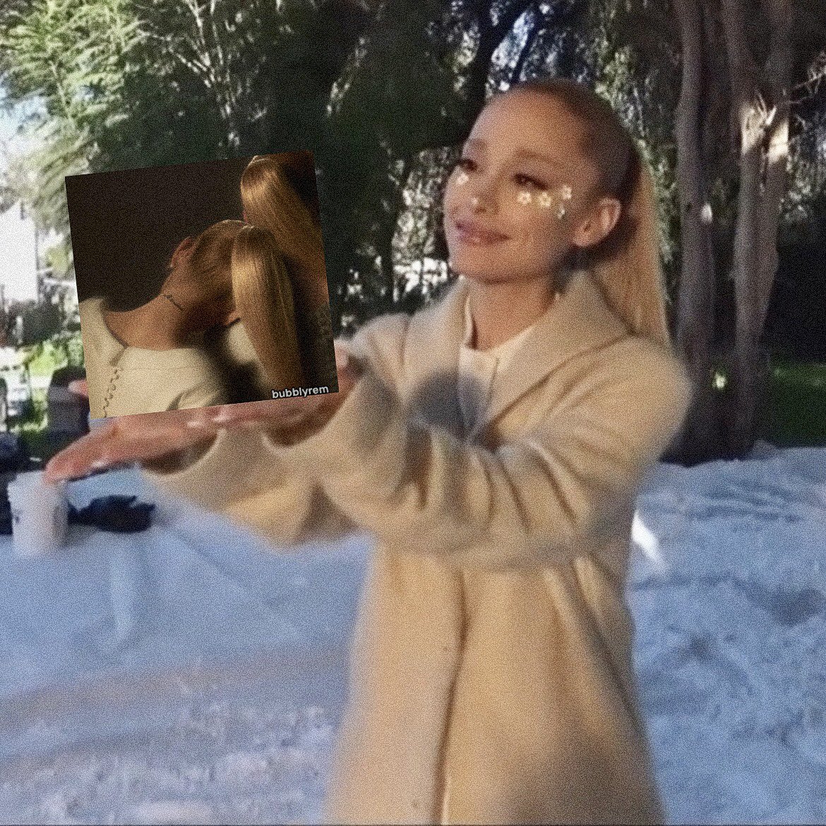 bubblyrem's tweet photo. ariana giving us the best album to exist https://t.co/FZNZ3c861t
