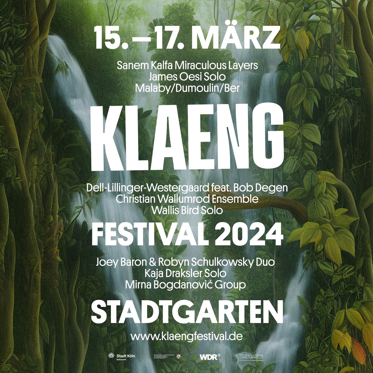 Vorfreude auf das #KLAENG Festival 2024 dieses Wochenende im Stadtgarten #Köln! Es gibt ein fein zusammengestelltes Programm und am Samstag um 19:00 Uhr #Dell-#Lillinger-#Westergaard feat. #BobDegen mit »Supermodern«. Weitere Informationen und Tickets: klaengfestival.de
