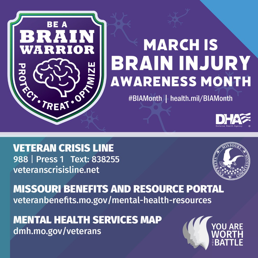 In recent years, research has linked traumatic brain injuries to an increase in suicide among post 9/11 Veterans. Brain injuries can have significant impacts on a person's physical and mental health. Call 1-877-927-8387 for free 24/7 help. 
Veterans Crisis Line: Dial 988 PRESS 1