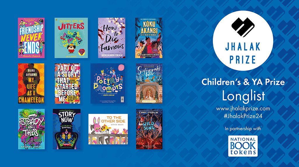 Delighted to announce the longlist for Jhalak Children's and Young Adult Prize 2024 Each of these books is a literary gem, to be admired, loved and treasured forever. Huge gratitude to the writers, creatives, publishers for bringing us this treasure trove! #jhalakprize24