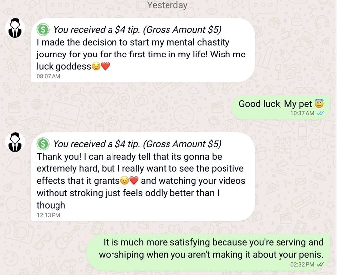 Chastity can be very rewarding. 😇 🔐 https://t.co/o1DdG3kt6D