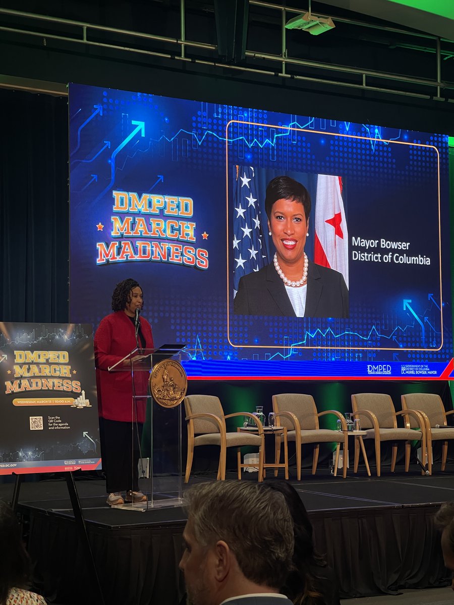 It’s March Madness! We’re proud to host @MayorBowser and @DMPEDDC at #RRBITC today for the District's annual economic development showcase unveiling new real estate, housing and workforce support initiatives. #BeDowntown #MarchMadness2024