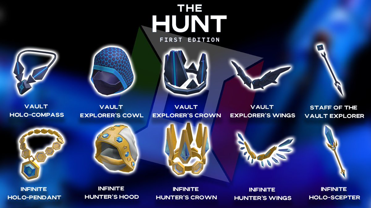 RobloxItaNews's tweet image. Ecco tutti gli item ottenibili nella Prima Edizione The Hunt su Roblox!

Link: roblox.com/catalog?Catego…

#Roblox #RobloxTheHunt 
#RobloxIta #TheHunt
