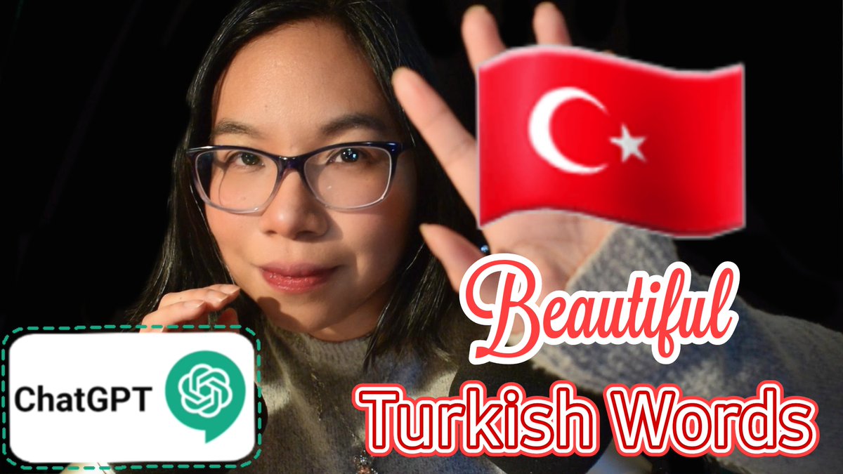 MisschicAsmr's tweet photo. My first #asmrvideo using #chatgppt! I asked #OpenAI to tell me the most beautiful words in #Turkish & these were the words it gave me. Do you agree with this list? This is whispered #triggerwords video with ear to ear whispers and #handmovements
https://t.co/9fzEJQUSQp #asmr https://t.co/Ub5O4IdiAA