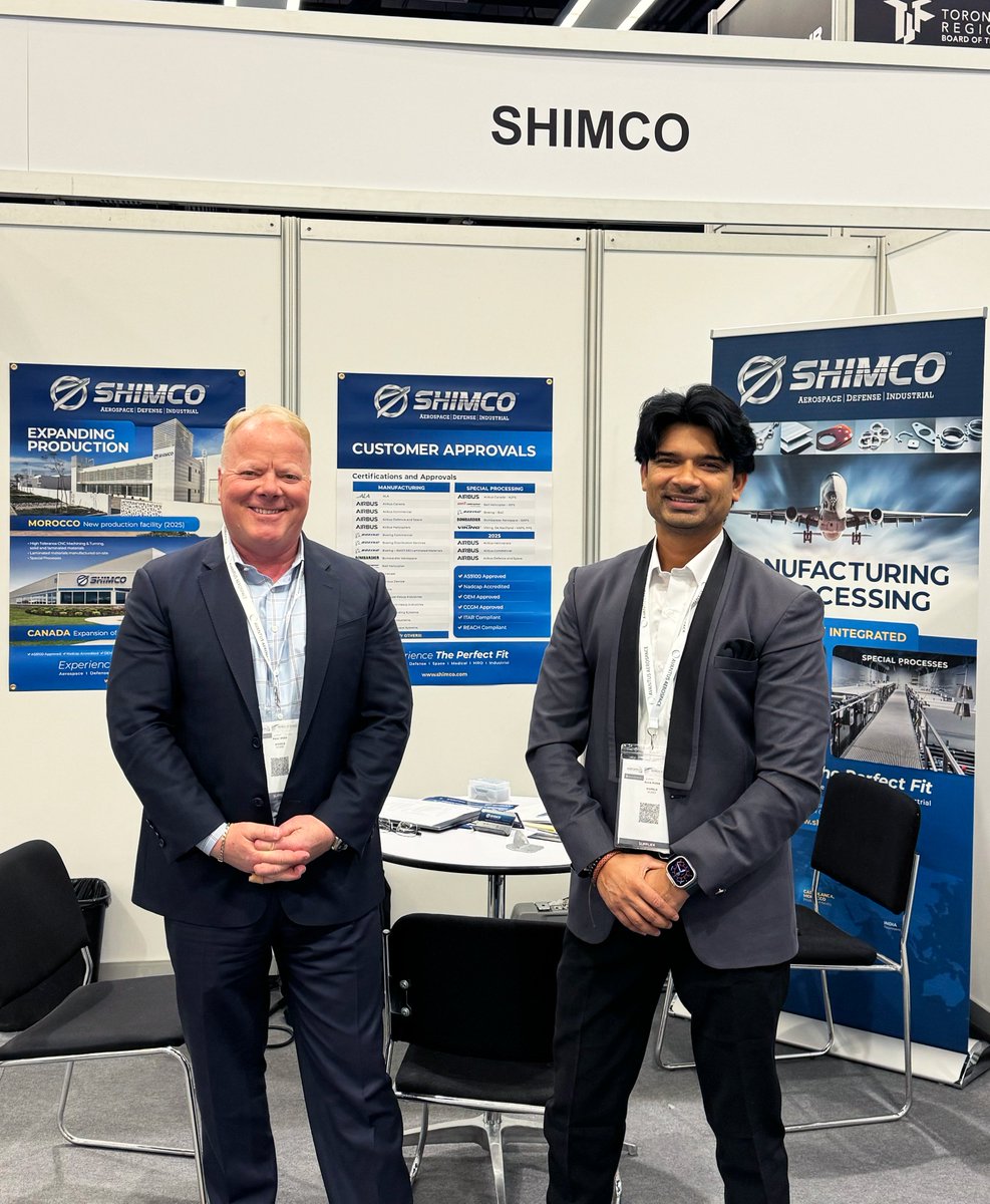 Shimco President, Soeb Puda, and CEO, Peter Voss, are ready to welcome you at the Aerospace & Defense Supplier Summit Seattle at booth 105! Don't miss this chance to discuss innovative aerospace solutions with our leadership team. ✈️ #aerospace #aerospaceindustry #ADSSS