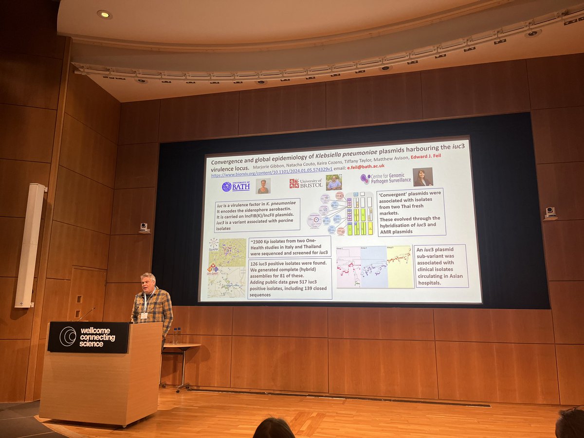 [Plasmid lover alert 🚨] in #AMR2024 - iuc3-harbouring F plasmid in Klebsiella pneumoniae by @EpicFeil_